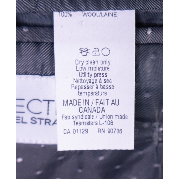 Collection By Michael Strahan Sport Coat Jacket Blazer WOOL Check 44L Canada EUC - Picture 11 of 14